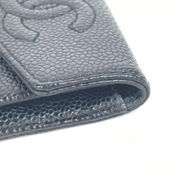 CHANEL A13233 CC CC Mark Wallet Coin Compartment Compact Wallet coin purse - Picture 12 of 13